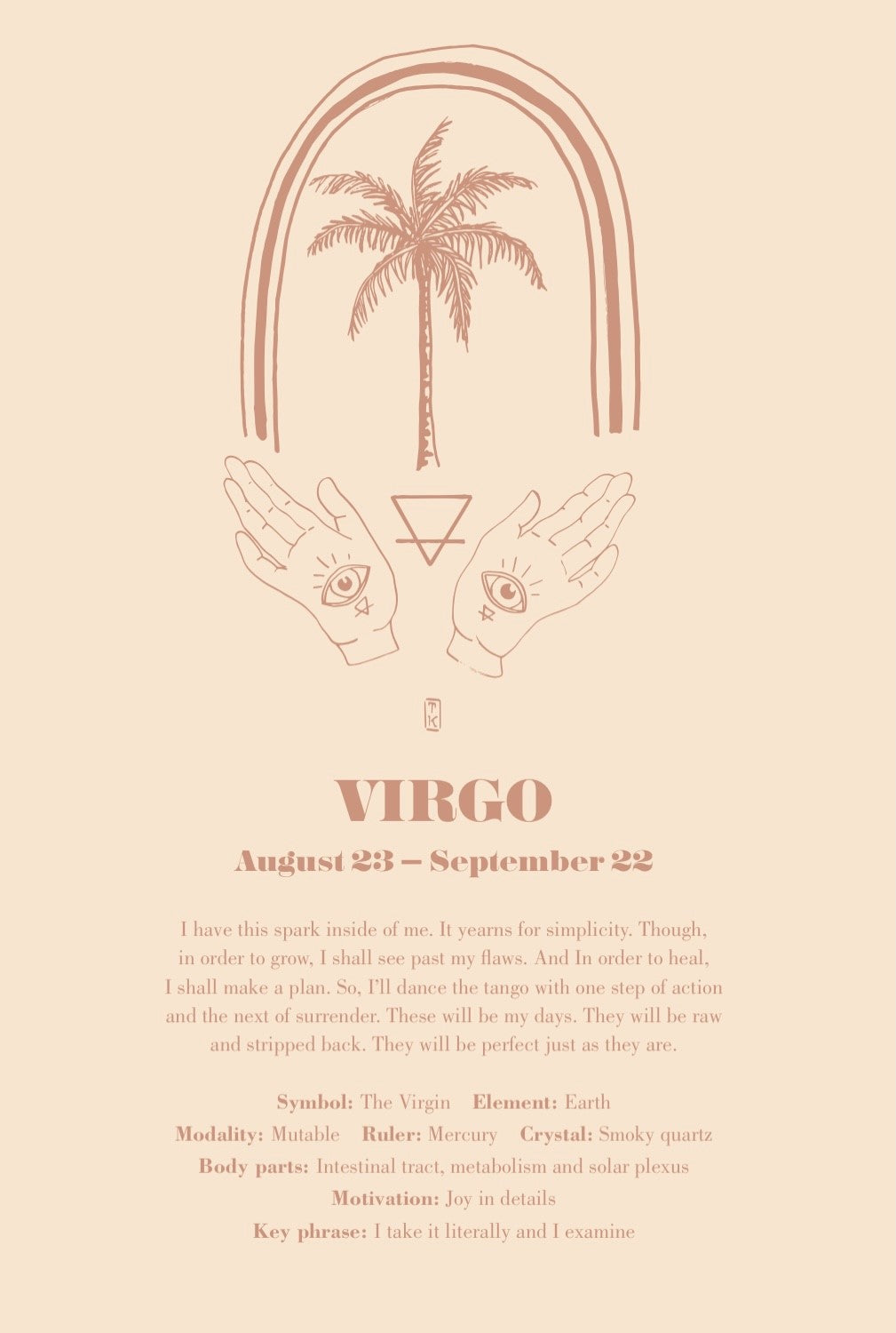 virgo print